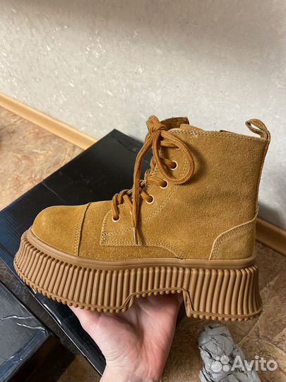 Сапоги натуральная замша 38 размер
