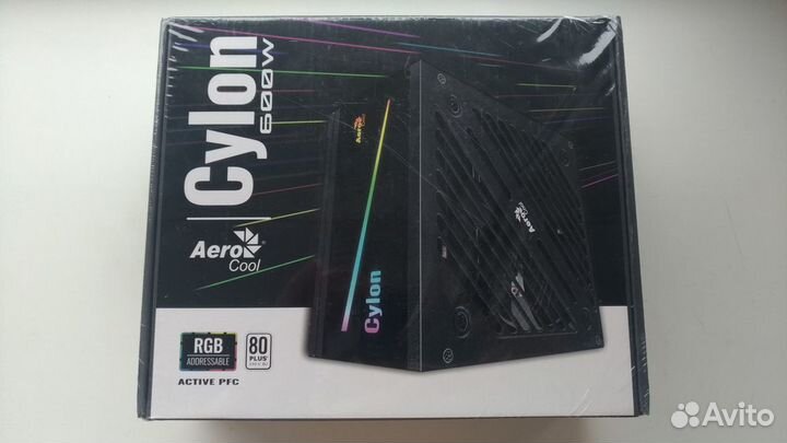 Блок питания Aerocool cylon 600 600Вт (новый)