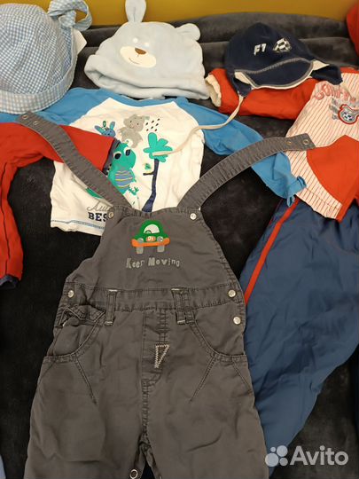 Вещи пакетом на мальчика 68 74