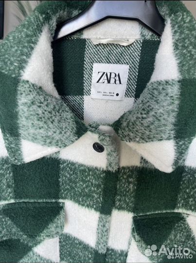 Пальто рубашка zara