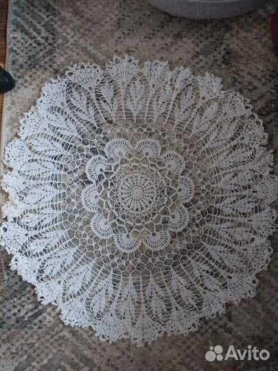 Вязаные салфетки