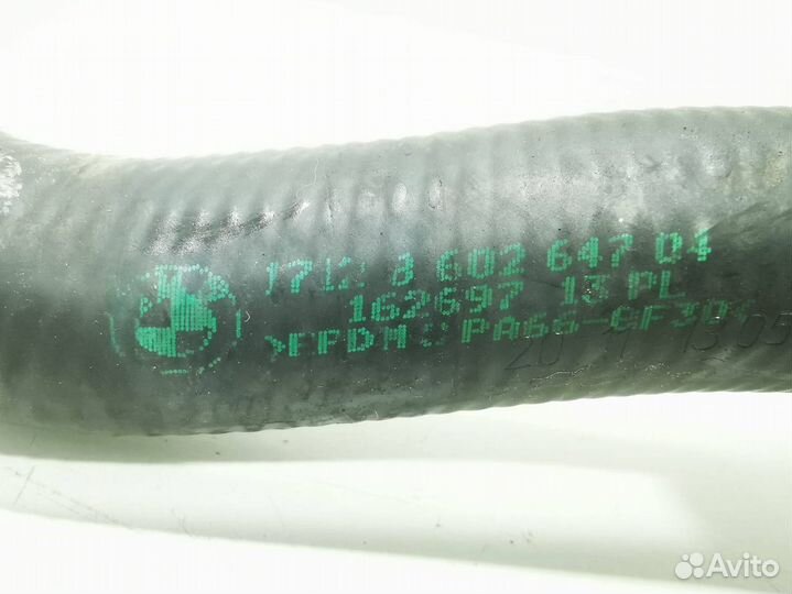 Патрубок охлаждения BMW 5 G30/G31 2020 17128602647