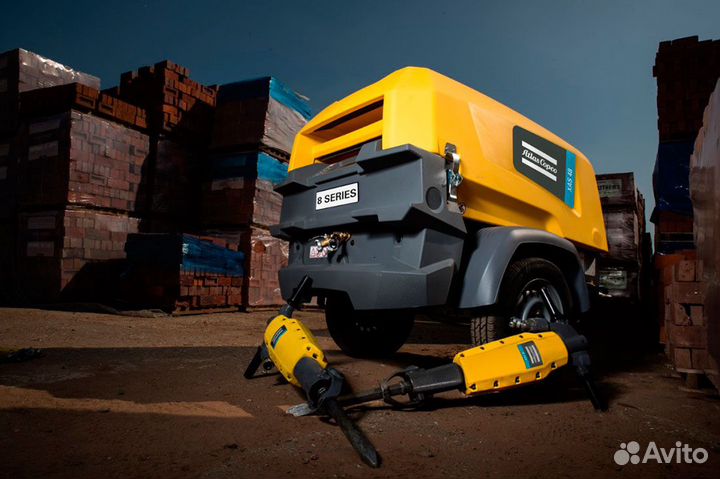 Аренда компрессора с отбойными молотками