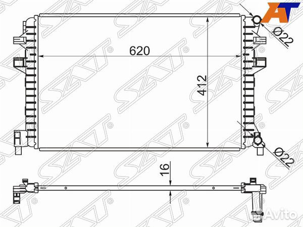 Радиатор skoda kodiaq