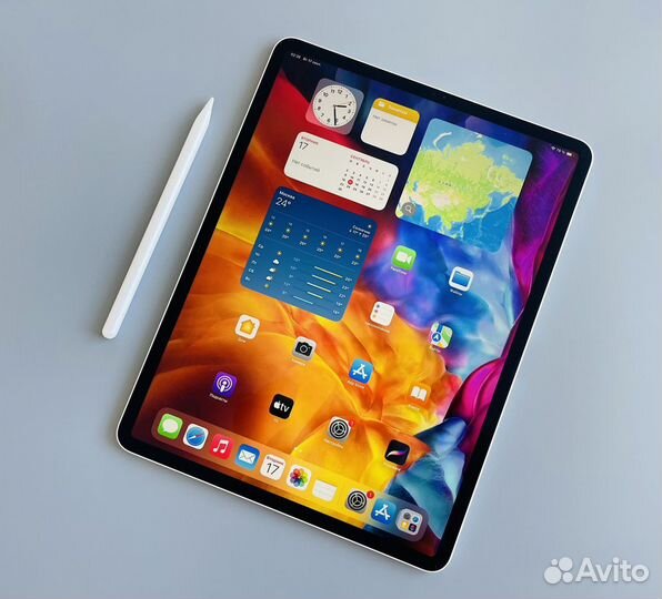 iPad Pro 12.9 128Gb Silver + SMART Folio