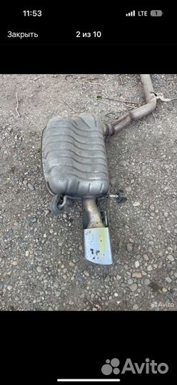 Насадка на глушитель mercedes