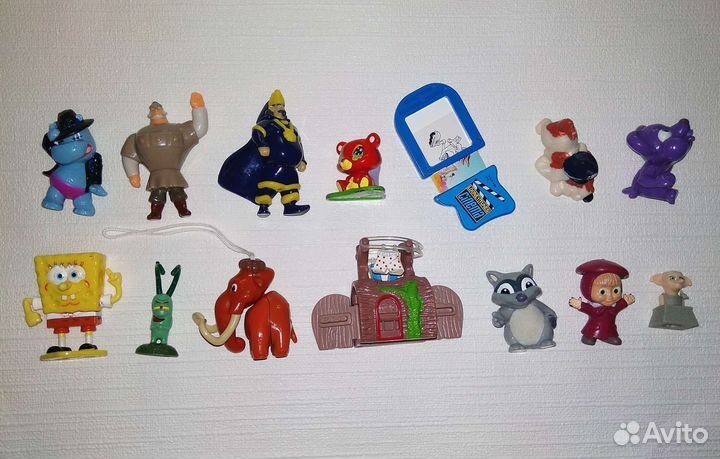 Киндер игрушки и вкладыши одним лотом