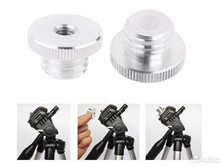 Адаптер к Нивелиру/Уровню на Фотоштатив 1/4