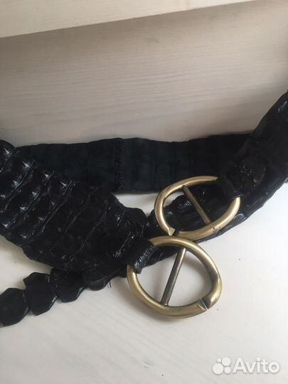 Пояс,ремень из кожи крокодила