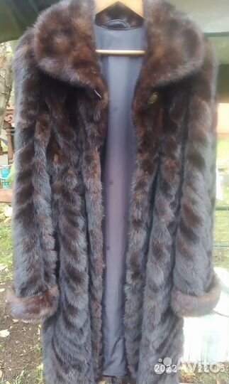 Шуба+шапка норка 54-56р