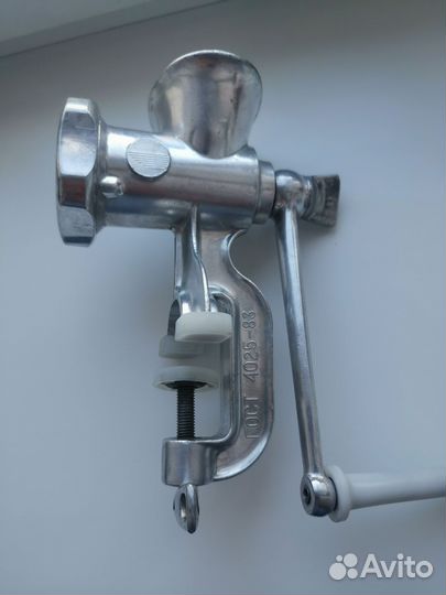 Мясорубка ручная СССР алюминиевая