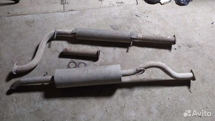 Выхлопная система на приору из нержавейки