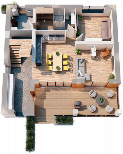 Коттедж 195 м² на участке 6,3 сот.