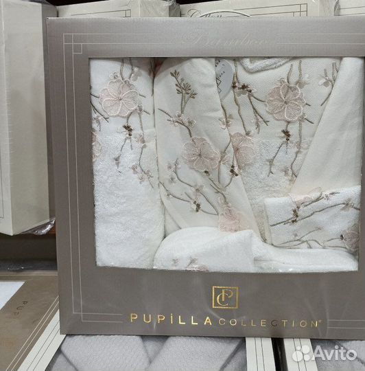 Халат женский + тапочки+полотенца Турция