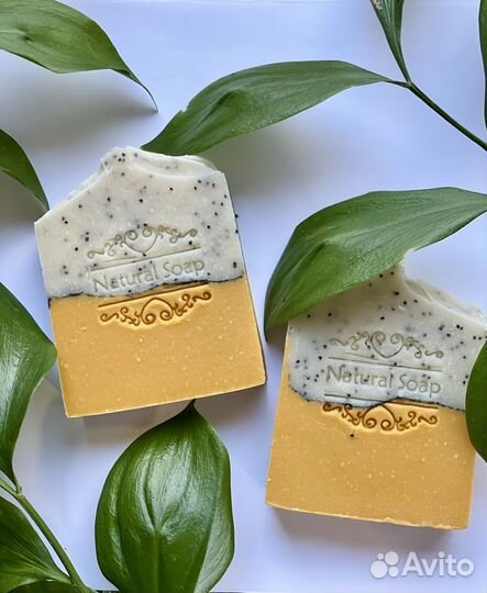 Мыло ручной работы из растительных масел