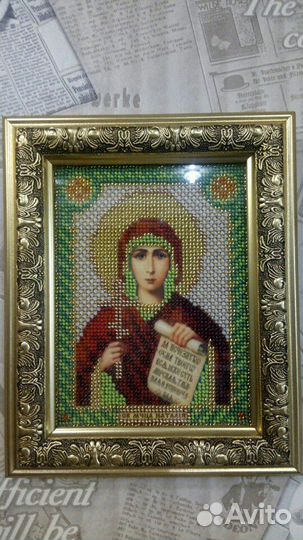 Иконы, картины бисером
