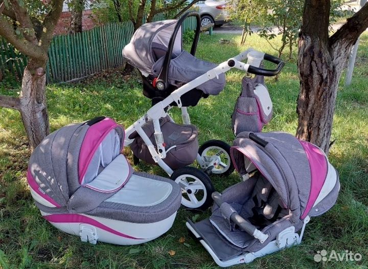 Коляска 2в1/3в1 adamex barletta