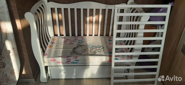 Детская кровать с матрасом
