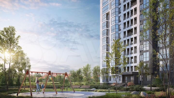 1-к. квартира, 44,3 м², 10/12 эт.