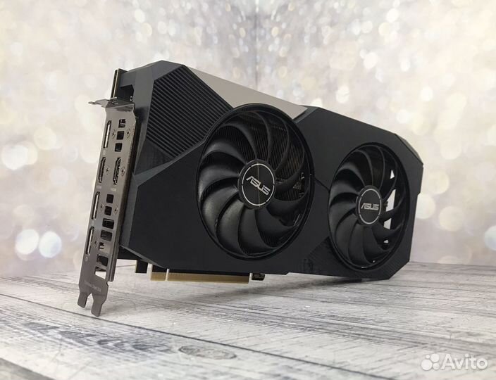 RTX 3070 8Gb Asus Dual, Гарантия 3 мес