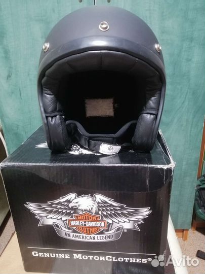 Мотошлем 3/4 Harley Davidson новый