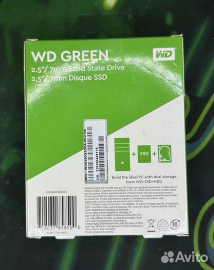 SSD WD green 480GB