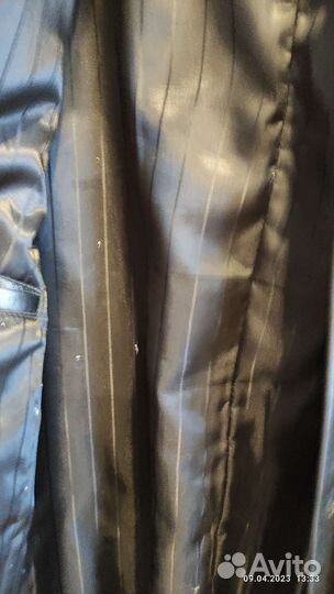 Мужской кожаный френч