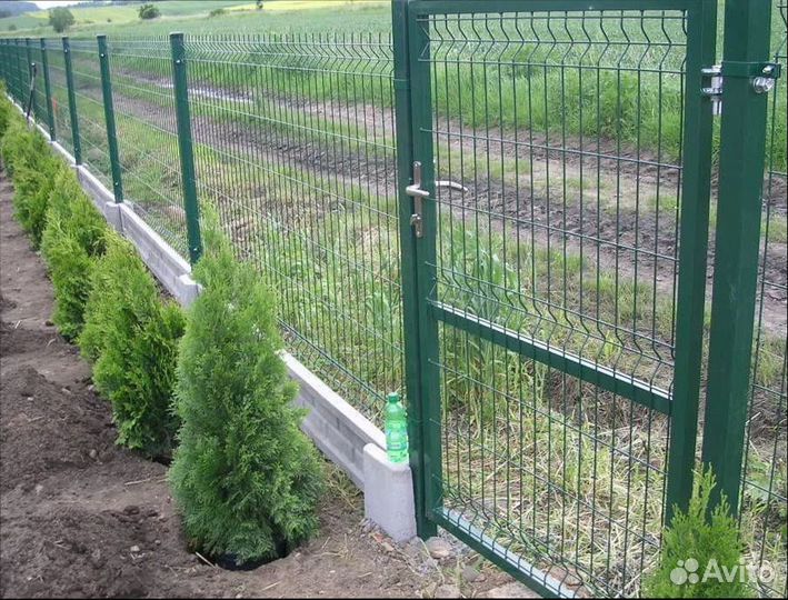 Сетка для забора 3D