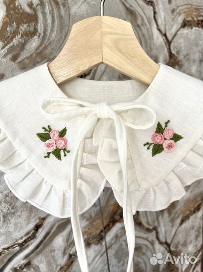 Накладной воротник на девочку