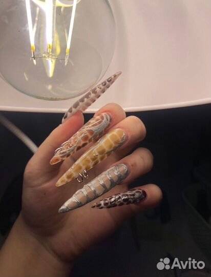 Маникюр наращивание