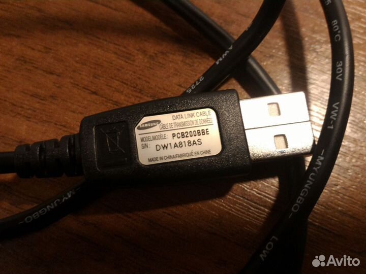 Дата-кабель Samsung (модель: PCB200BBE)