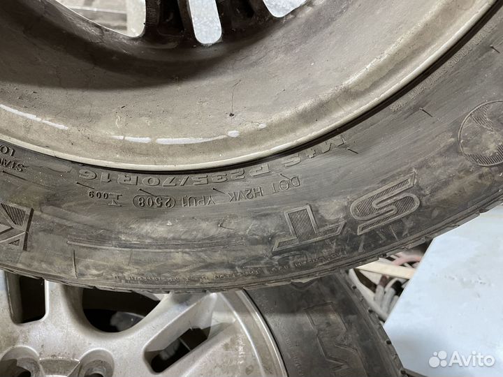 Диски с резиной R16 6x139.7 стояли на ssangyong