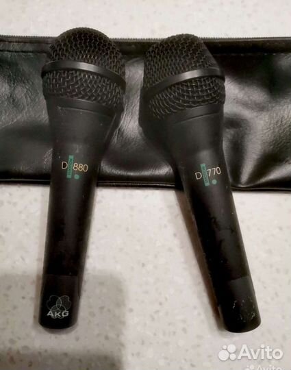 Микрофоны AKG D770, D880, Shure sm43, Sennheiser