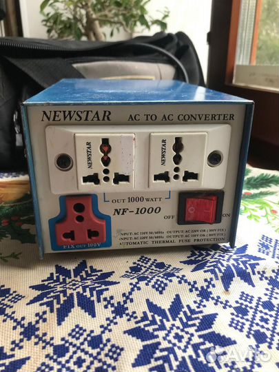 Понижающий трансформатор 220 на 100 вольт 1000ват