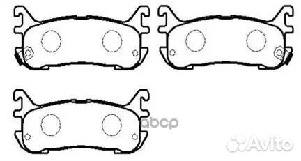 Колодки тормозные дисковые mazda: MX-5, miata 94
