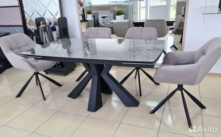 Стол из керамогранита раздвижной SKR-10638