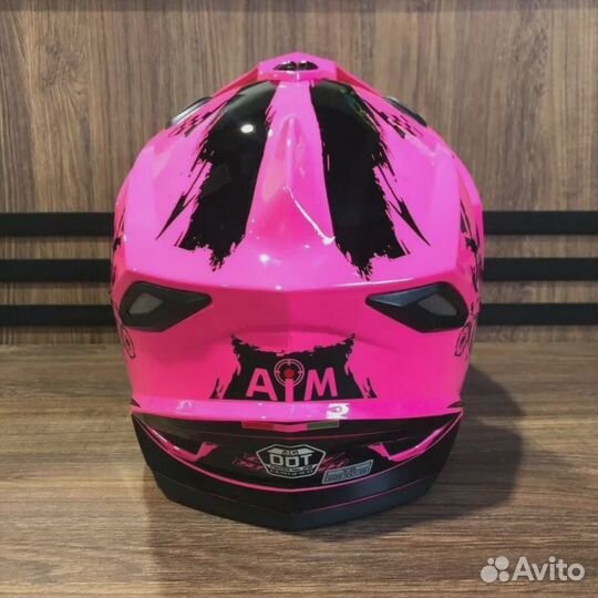 Шлем детский AiM JK802Y Pink/Black Y/S