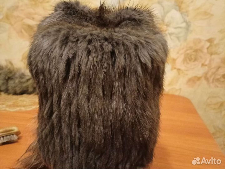 Шапка норка и песец