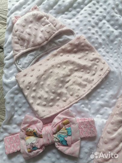 Комплект на выписку для девочки зима