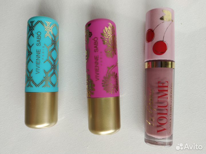 Блеск Vivienne Sabo Grand Volume и помада бальзам