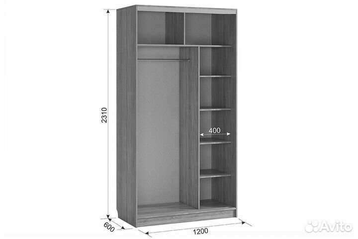 Шкаф купе детский