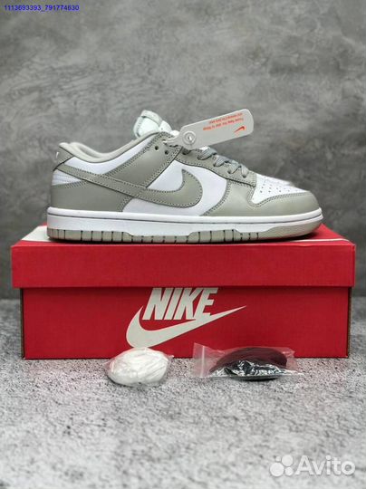 Кроссовки Nike Dunk Low White Grey 36-45