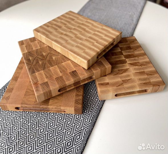 Торцевая разделочная доска из дуба