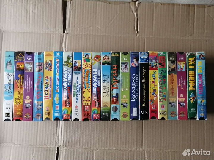 Кассета vhs с записью