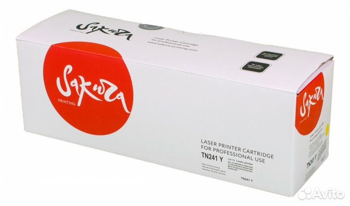 Картридж TN241Y для Brother, sakura