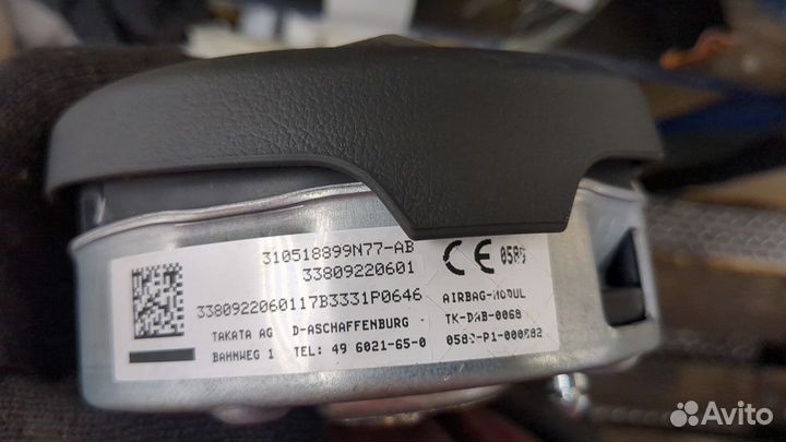 Подушка безопасности водителя BMW 4 F32, 2018