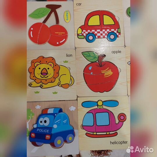 Деревянные пазлы