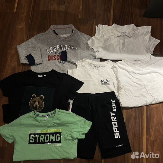Вещи пакетом на мальчика 140