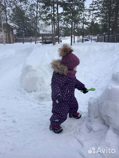 Комплект шапка и снуд зимний