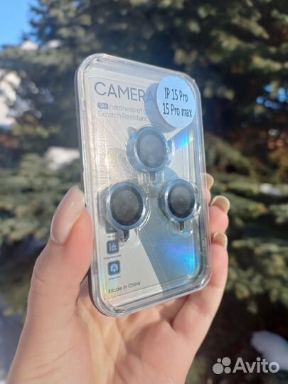 Защитное стекло на камеру iPhone 15